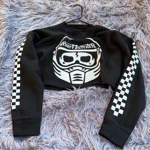 Rusty Butcher Cropped Sweatshirt